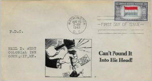 Dr. Seuss Political Cartoon add-on on Scott #912