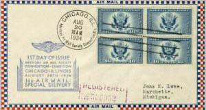 U.S. Scott #CE1-34a - American Air Mail Society (AAMS)