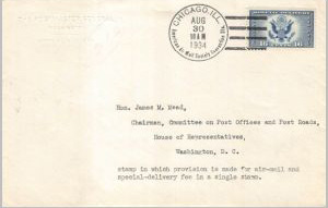 U.S. Scott #CE1-CC1-NIP - Postmaster General Corner Card
