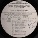 Century Records Side A, LP label scan