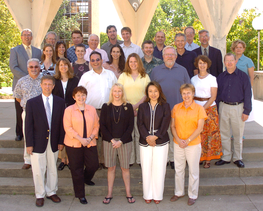 2008 UW Oshkosh Music Department Faculty Group Photo