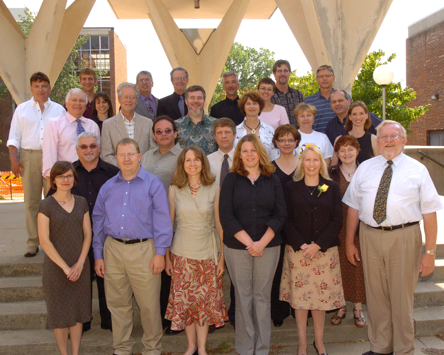 2009 UW Oshkosh Music Department Faculty Group Photo