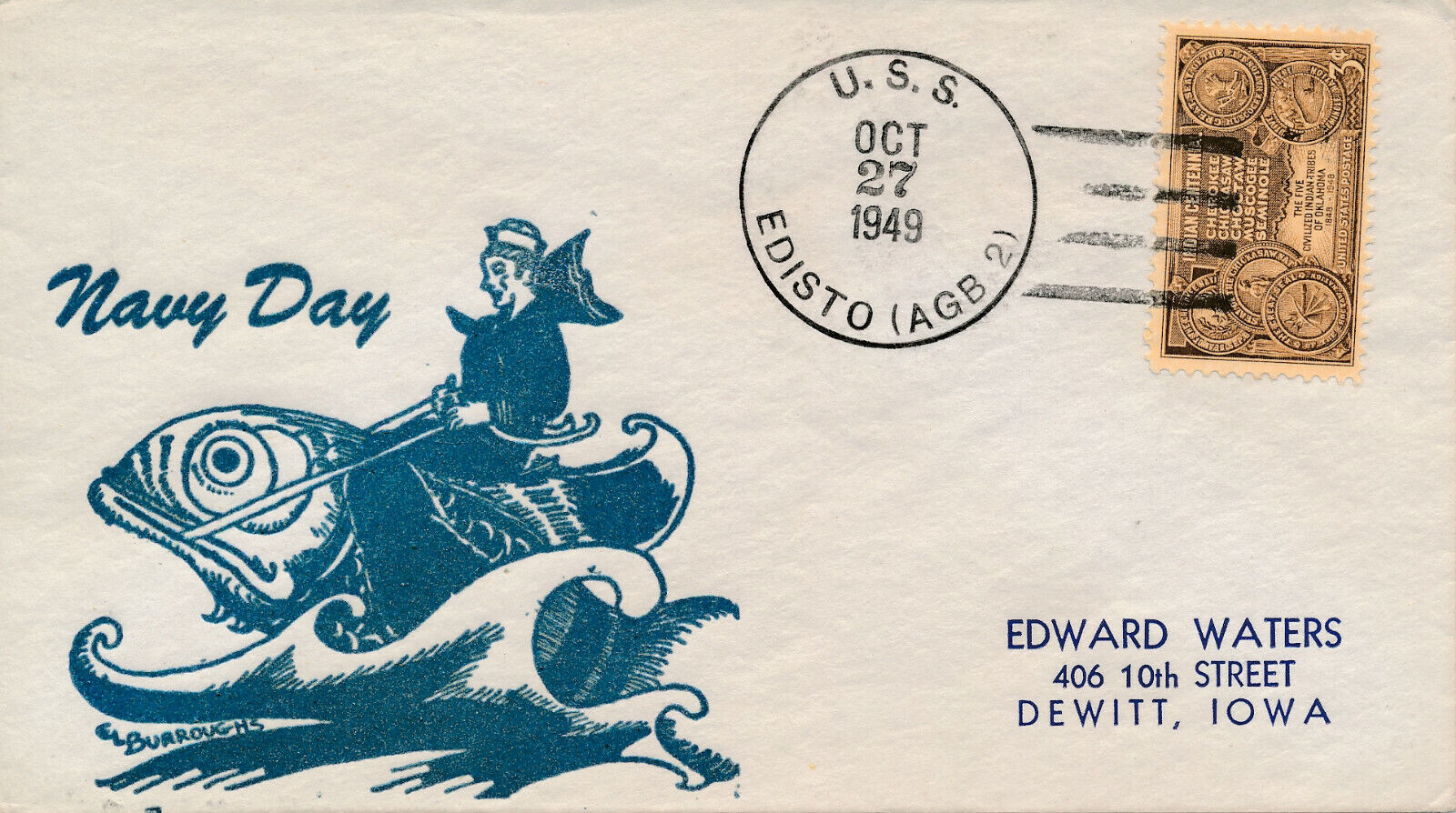 10-27-1949 Event - U.S.S. Edisto - Estelle L. Burroughs 10-27-1949 Event - U.S.S. Edisto - Estelle L. Burroughs