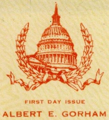 General Purpose cachet GP#FDI-1b - Albert E. Gorham (Elliot)