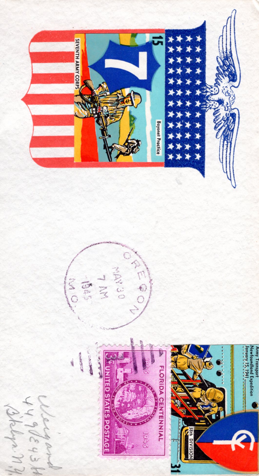 The Spirit of '42 poster stamp #15 on cover The Spirit of '42 poster stamp #15 on cover