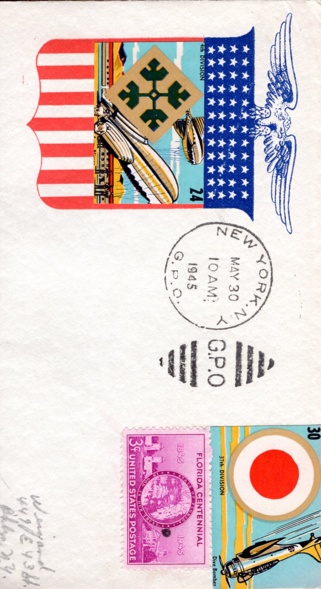 The Spirit of '42 poster stamp #24 on cover The Spirit of '42 poster stamp #24 on cover