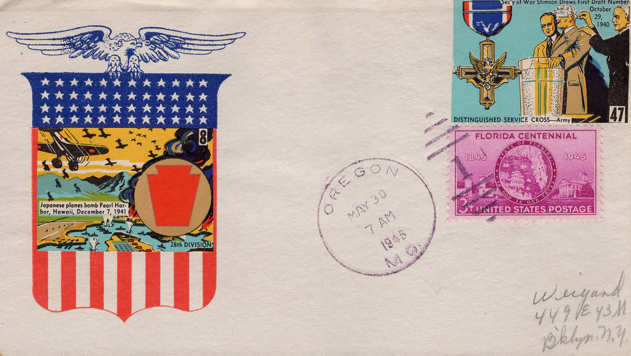 The Spirit of '42 poster stamp #8 on cover The Spirit of '42 poster stamp #8 on cover
