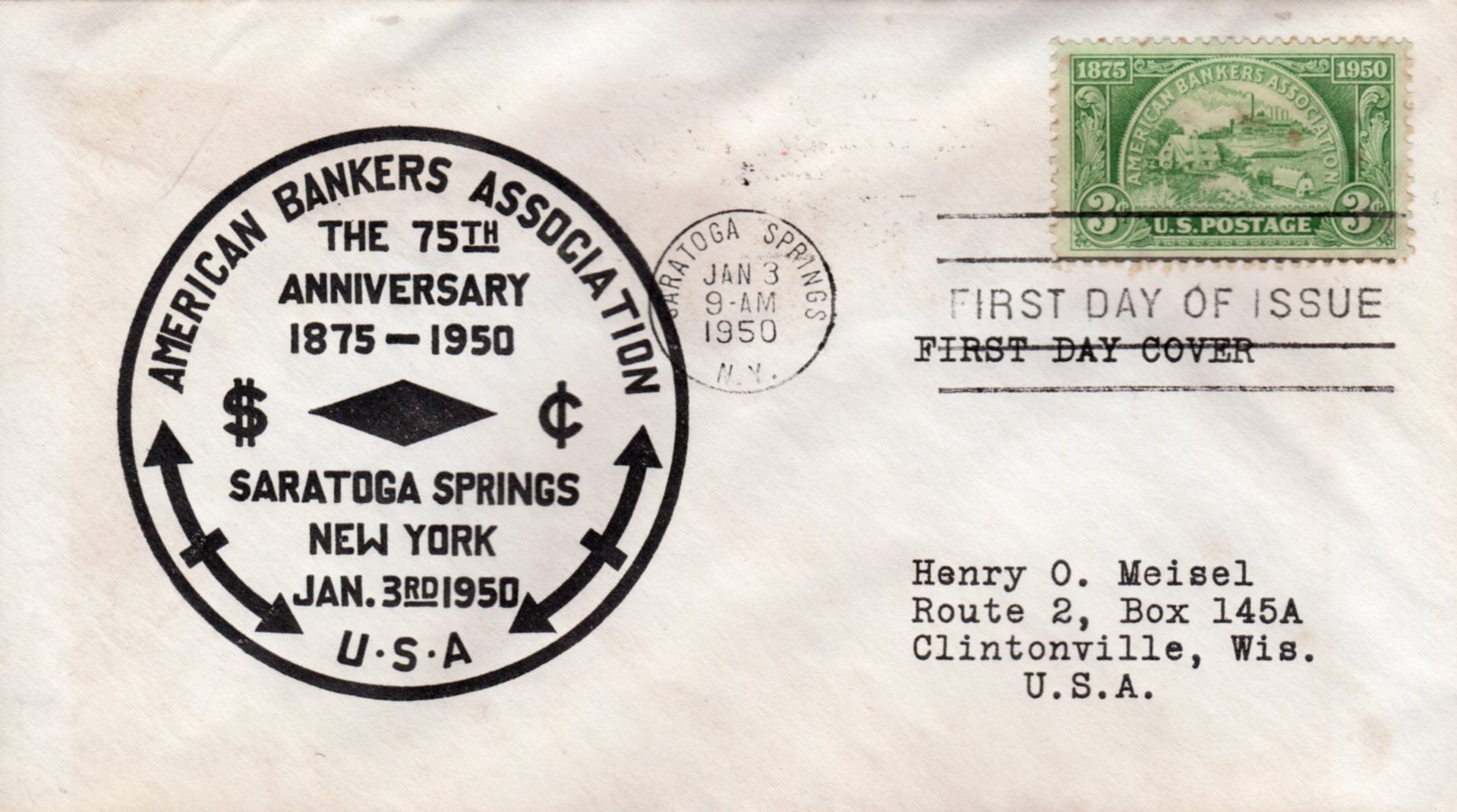 U.S. Scott #1019-NIM - Henry O. Meisel U.S. Scott #1019-NIM - Henry O. Meisel