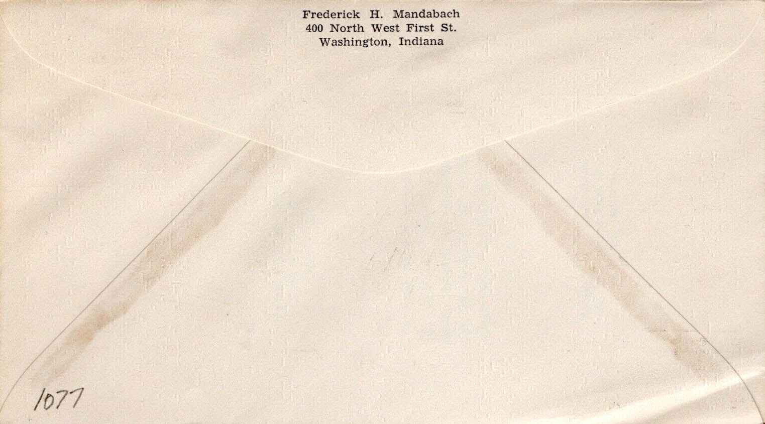 U.S. Scott #1077-NIM16 - Frederick H. Mandabach U.S. Scott #1077-NIM16 - Frederick H. Mandabach