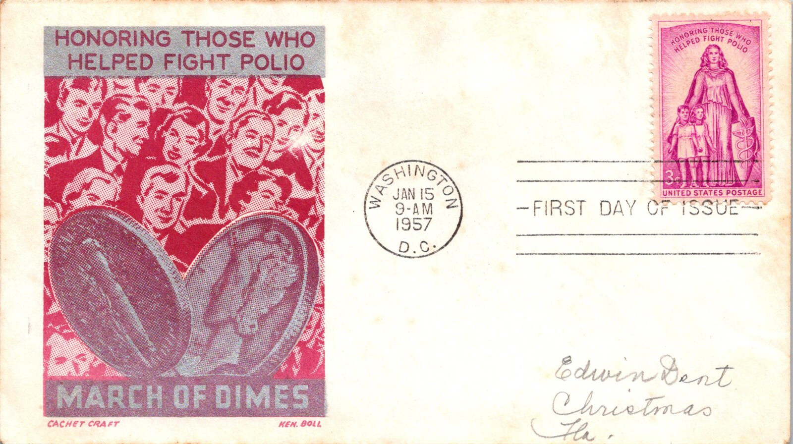 U.S. Scott #1087-5 - Cachet Craft (Ken Boll) U.S. Scott #1087-5 - Cachet Craft (Ken Boll)