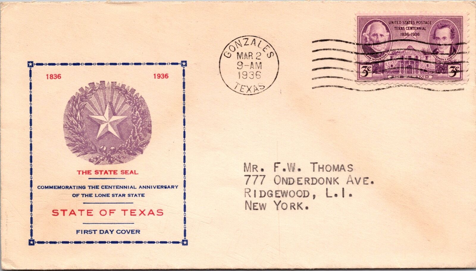 U.S. Scott #776-25d - Eagle Cover Service U.S. Scott #776-25d - Eagle Cover Service