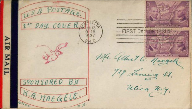 U.S. Scott #795-GP20-NIP - Kenneth A. Naegele U.S. Scott #795-GP20-NIP - Kenneth A. Naegele