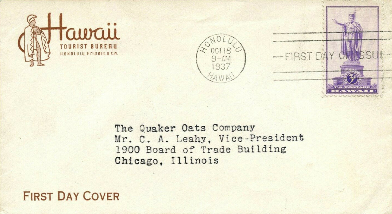 U.S. Scott #799-156 - 1st Hawaii Tourist Bureau U.S. Scott #799-156 - 1st Hawaii Tourist Bureau
