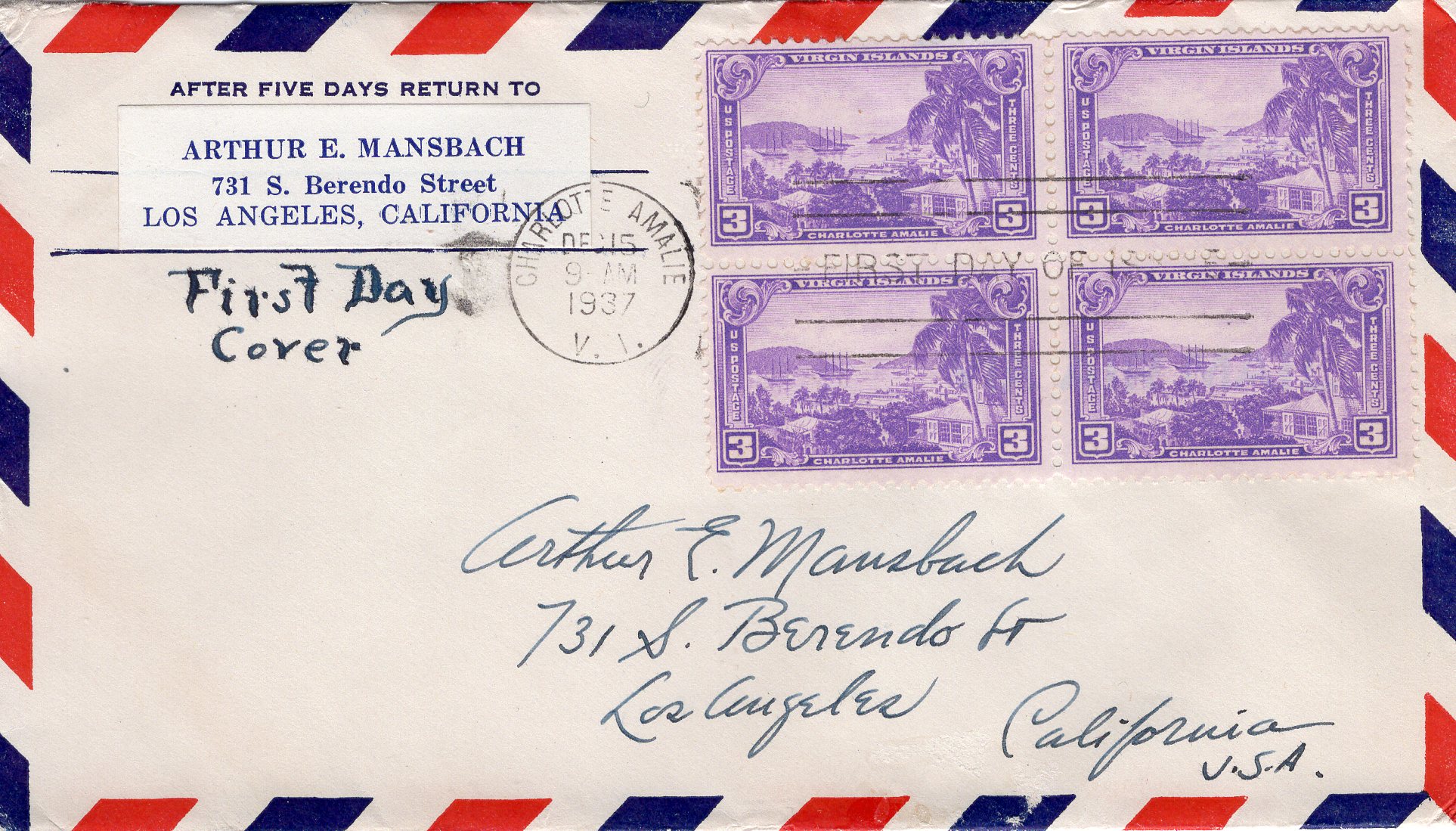 U.S. Scott #802-NIP16 #2 - Arthur E. Mansbach U.S. Scott #802-NIP16 #2 - Arthur E. Mansbach