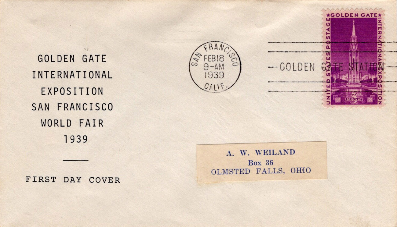 U.S. Scott #852-NIP16 - A.W. Weiland U.S. Scott #852-NIP16 - A.W. Weiland