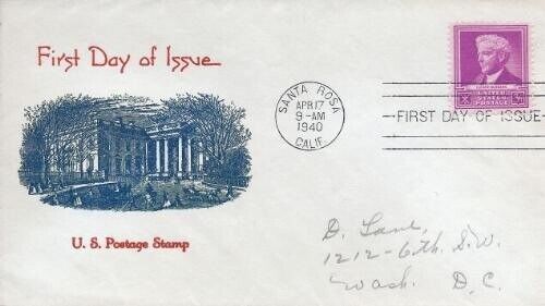 General Purpose cachet GP#FDOI-54a on U.S. Scott #2059 - Louis G. Nix General Purpose cachet GP#FDOI-54a on U.S. Scott #2059 - Louis G. Nix