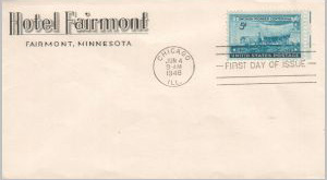 U.S. Scott #958-CC7-NIM - Hotel Fairmont, Fairmont, MN