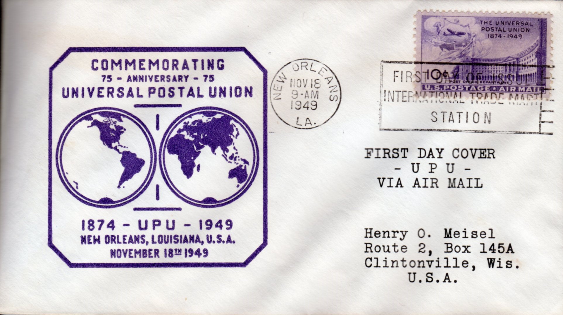 U.S. Scott #C42-NIM - Henry O. Meisel U.S. Scott #C42-NIM - Henry O. Meisel