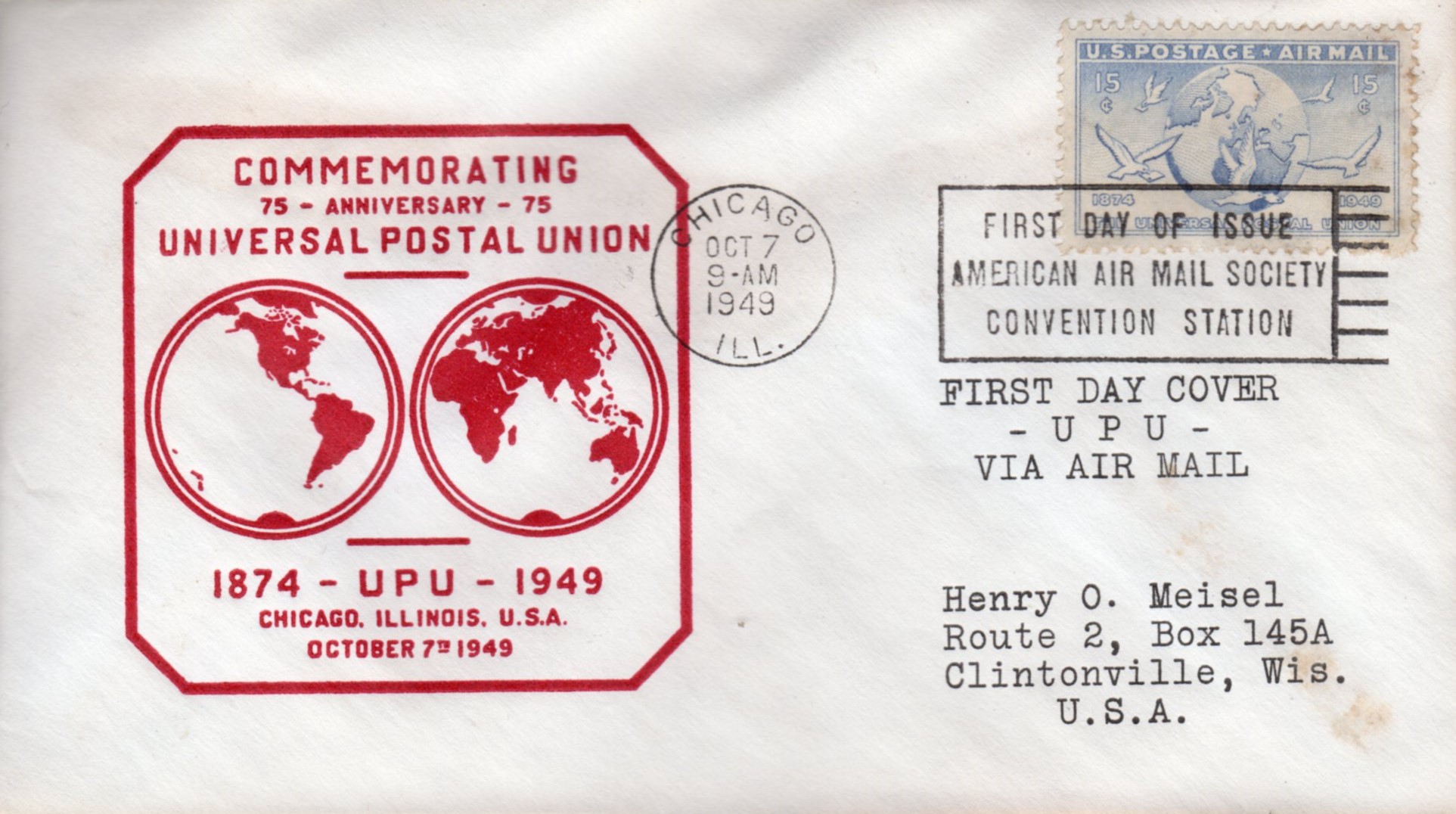 U.S. Scott #C43-NIM - Henry O. Meisel U.S. Scott #C43-NIM - Henry O. Meisel
