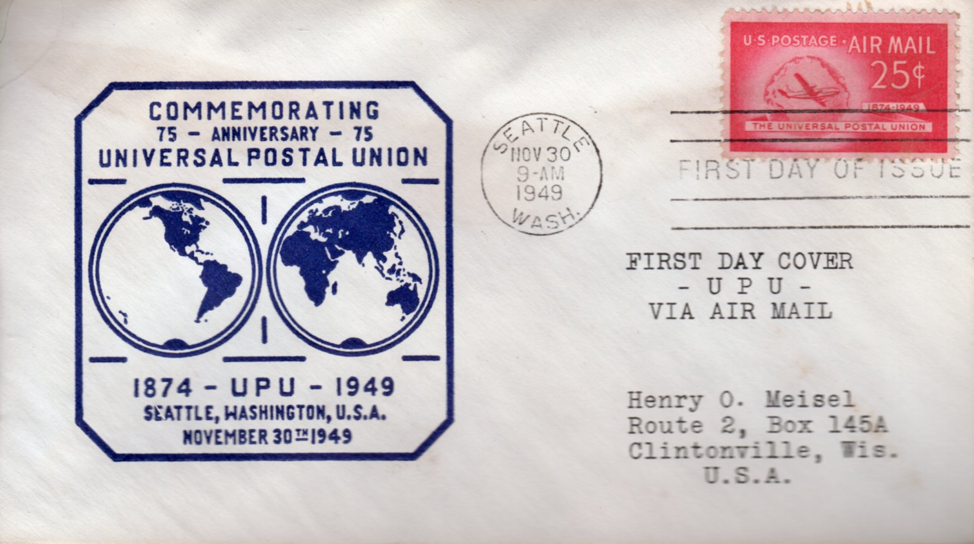 U.S. Scott #C44-NIM - Henry O. Meisel U.S. Scott #C44-NIM - Henry O. Meisel
