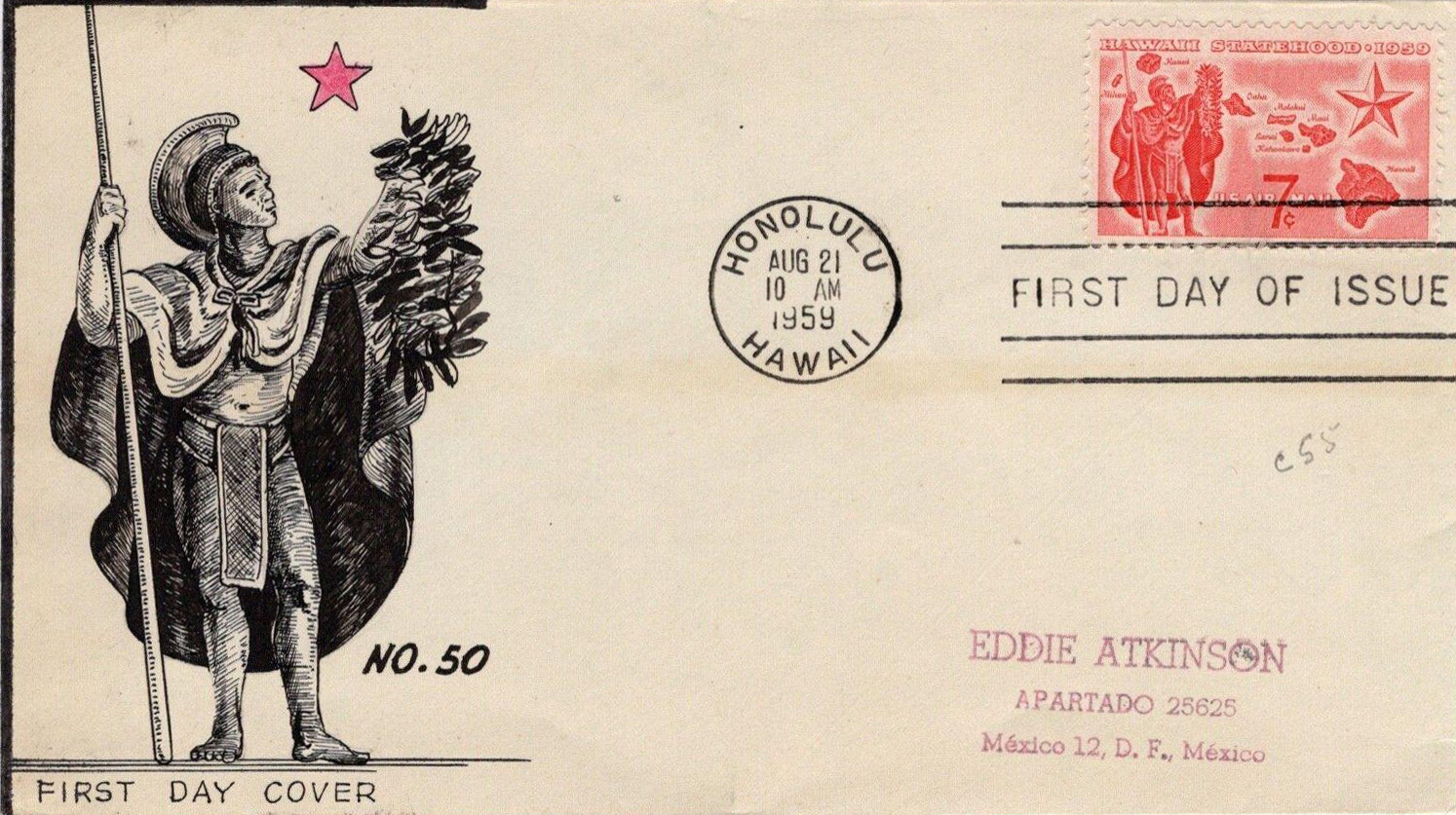 U.S. Scott #C55-5 -- Eddie Atkinson U.S. Scott #C55-5 -- Eddie Atkinson