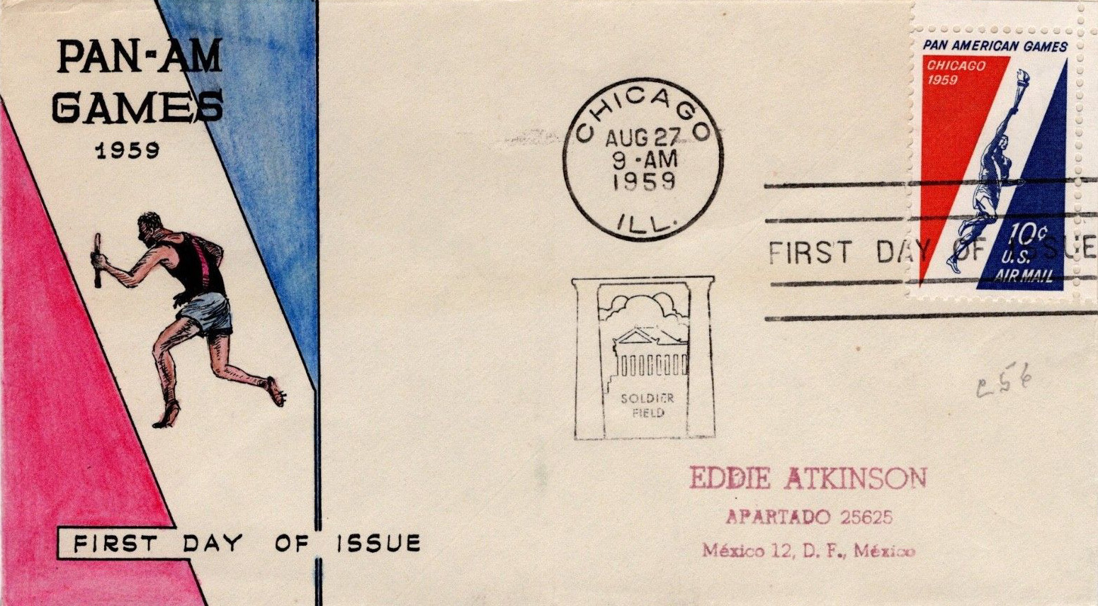 U.S. Scott #C56-4 -- Eddie Atkinson U.S. Scott #C56-4 -- Eddie Atkinson