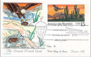 George R. Van Natta on U.S. Scott #UX127 FDC