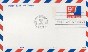 U.S. Scott #UXC10 - Albers Cachet (Robert C. Graebner)