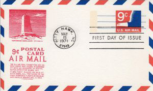 U.S. Scott #UXC10 - C.S. Anderson (Charles Stephen), red