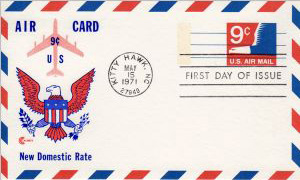 U.S. Scott #UXC10 - Cover Craft Cachet (CCC)