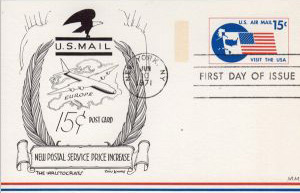 U.S. Scott #UXC11 - Aristocrats (Henry Day Lowry)