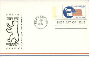 U.S. Scott #UXC11 - Internationale Luposta Berlin 1971 Bear