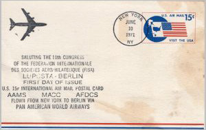 U.S. Scott #UXC11 - Internationale Luposta Berlin #2