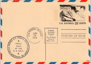 U.S. Scott #uxc13 - U.S. Frigate Constellation