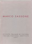 #9g -- Italian Cultural Institute, 1991,
 Marco Sassone: March 1991 (cover)