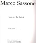#9h03 -- Clothier, 1994,
 Marco Sassone: Home on the Streets (title page)